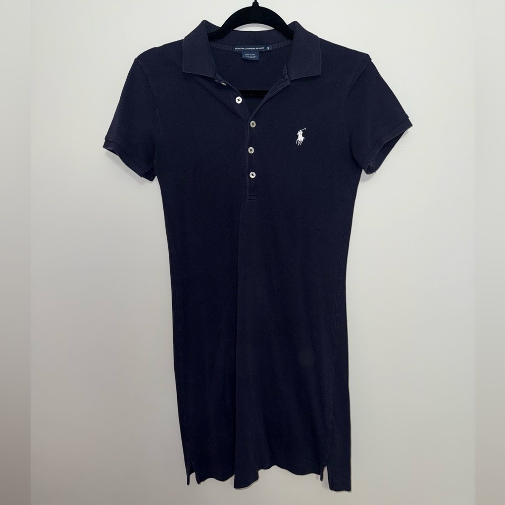 Ralph Lauren Blue and White Mini Dress